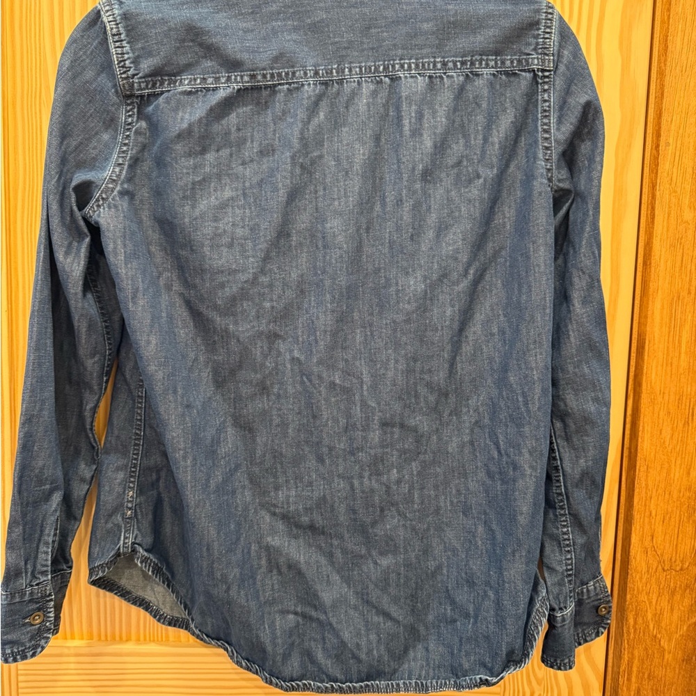 Banana Republic Dark Blue Button-Down Shirt - Picture 4 of 4